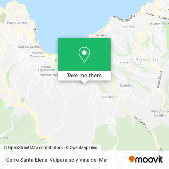 Cerro Santa Elena map