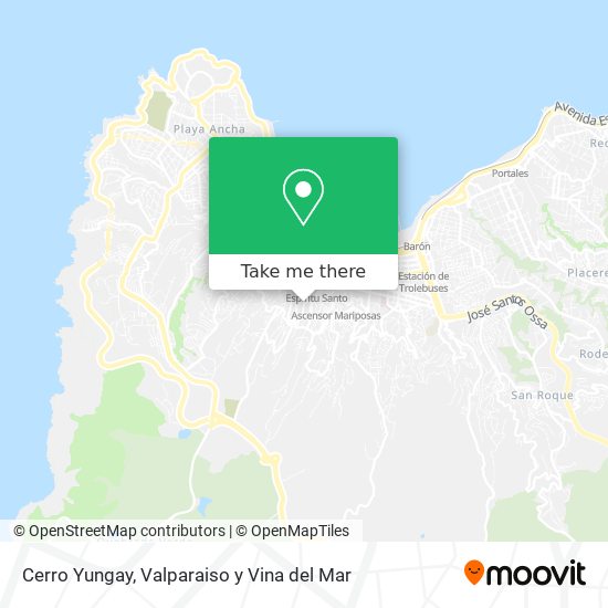 Cerro Yungay map