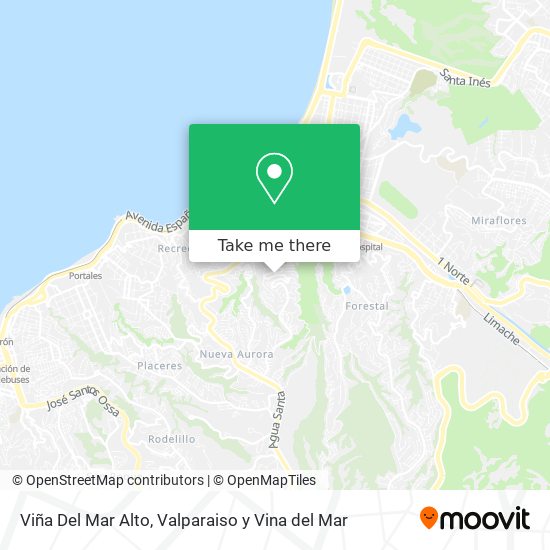 Viña Del Mar Alto map