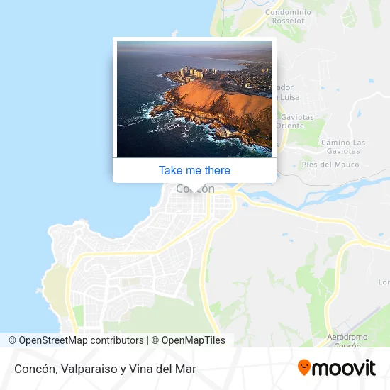 Concón map