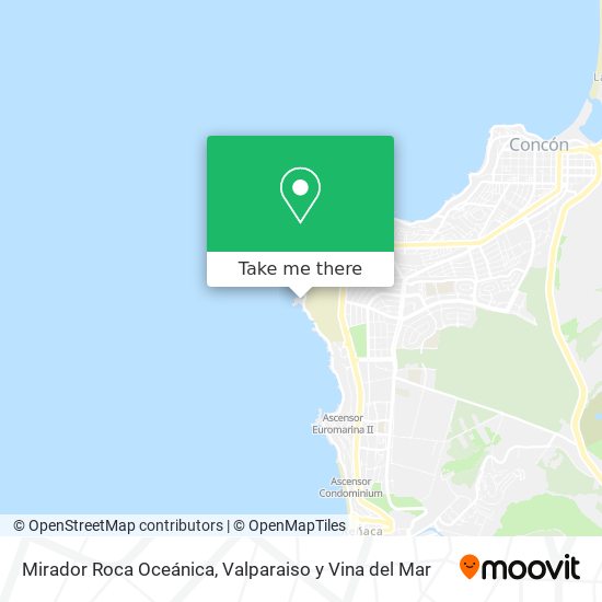 Mapa de Mirador Roca Oceánica