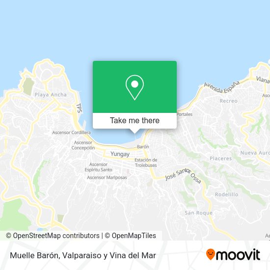 Mapa de Muelle Barón