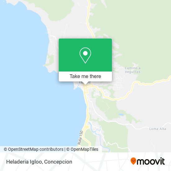Mapa de Heladeria Igloo