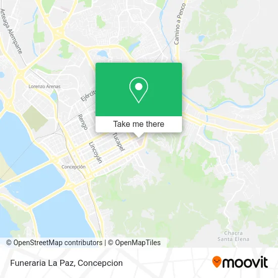 Mapa de Funeraria La Paz