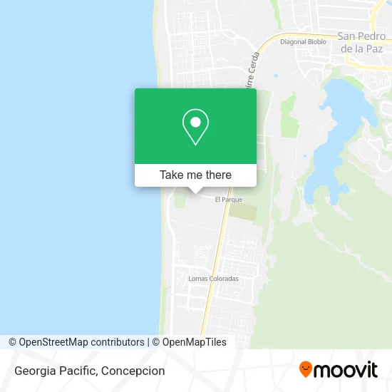 Mapa de Georgia Pacific