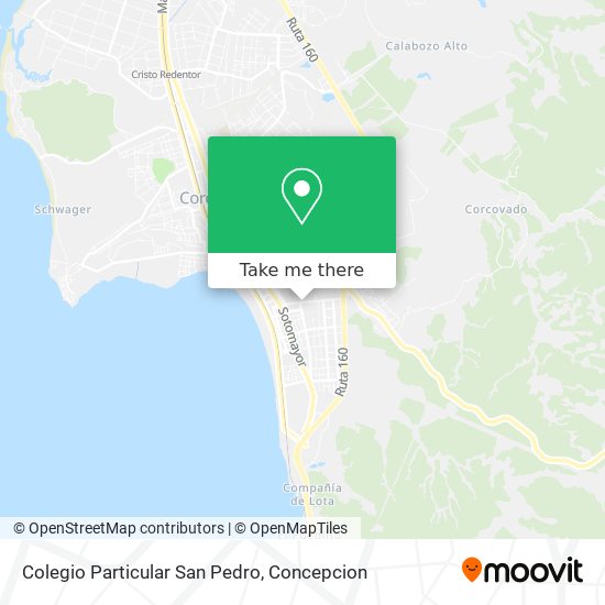 Mapa de Colegio Particular San Pedro