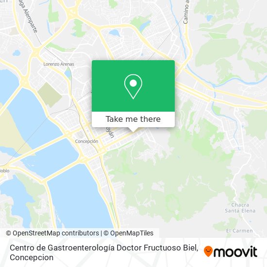 Centro de Gastroenterología Doctor Fructuoso Biel map