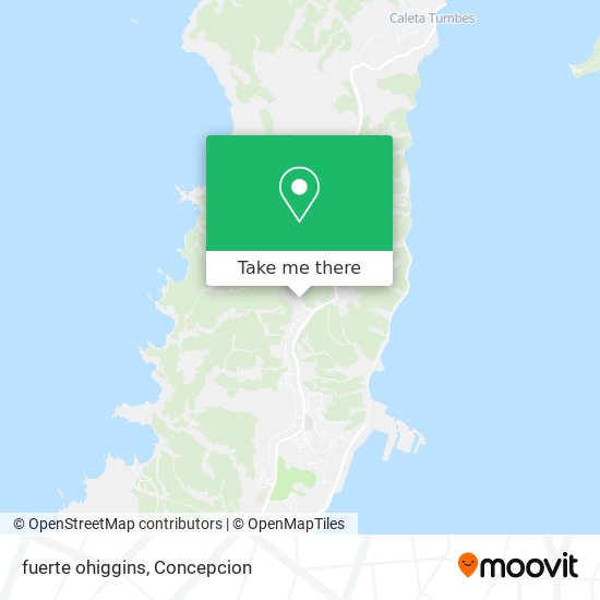 Mapa de fuerte ohiggins