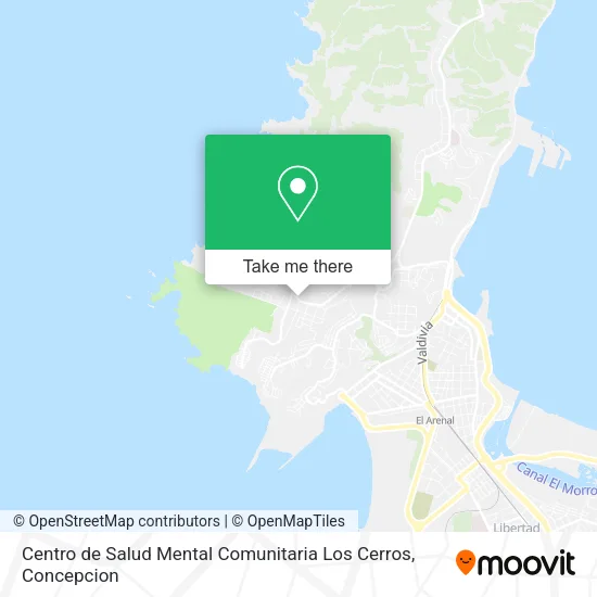 Centro de Salud Mental Comunitaria Los Cerros map