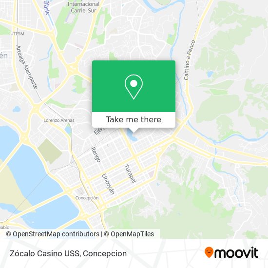 Mapa de Zócalo Casino USS