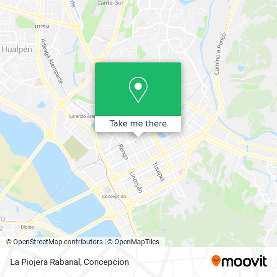 Mapa de La Piojera Rabanal