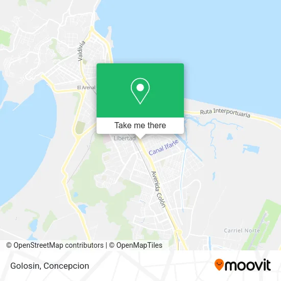 Golosin map