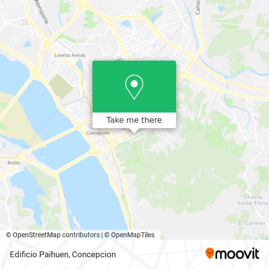 Mapa de Edificio Paihuen