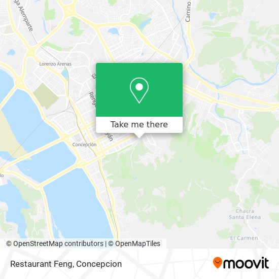Restaurant Feng map