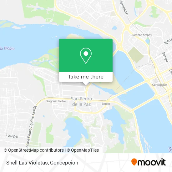 Mapa de Shell Las Violetas