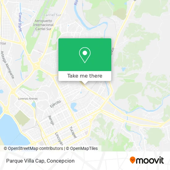 Parque Villa Cap map