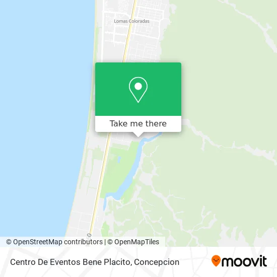 Centro De Eventos Bene Placito map