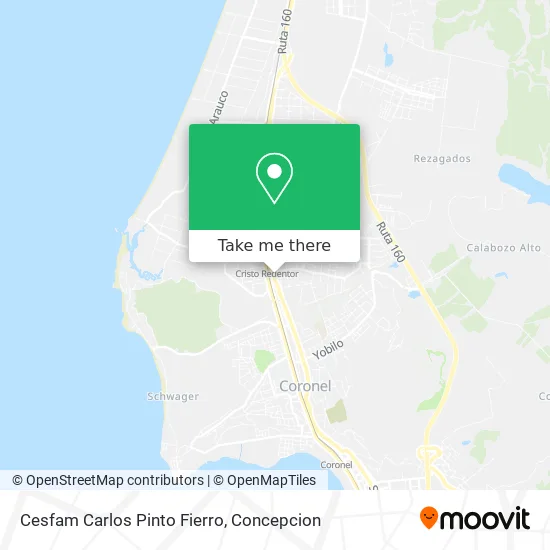 Cesfam Carlos Pinto Fierro map