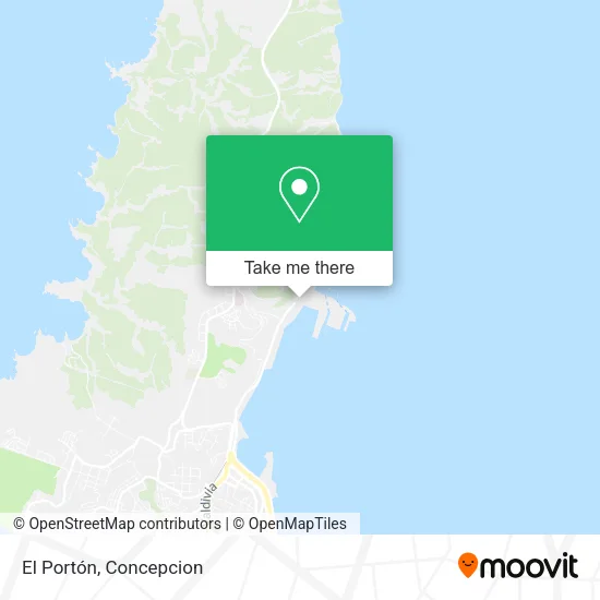 El Portón map