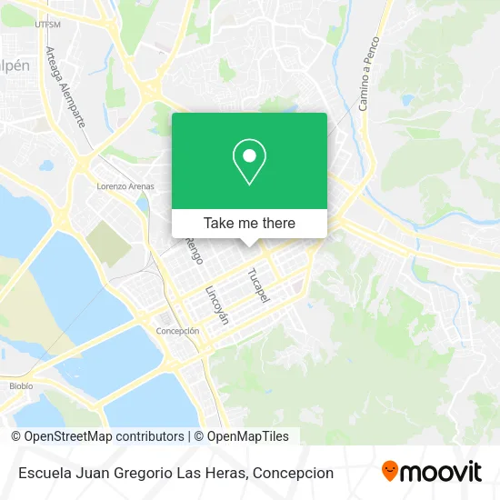 Escuela Juan Gregorio Las Heras map