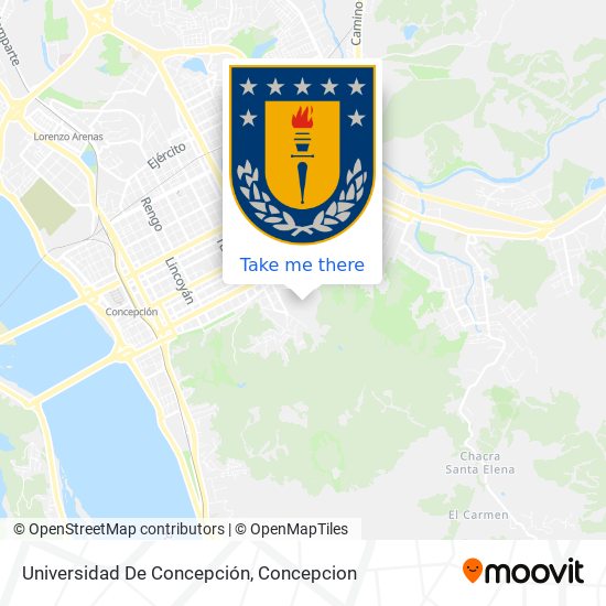 Universidad De Concepción map