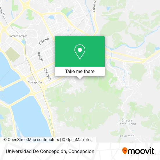 Mapa de Universidad De Concepción
