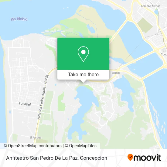 Mapa de Anfiteatro San Pedro De La Paz