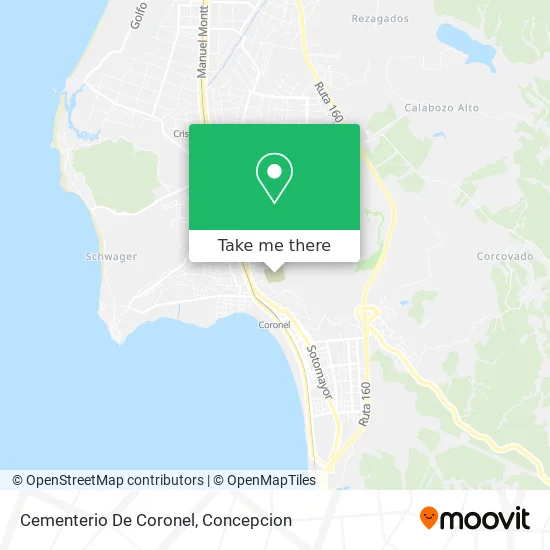 Mapa de Cementerio De Coronel