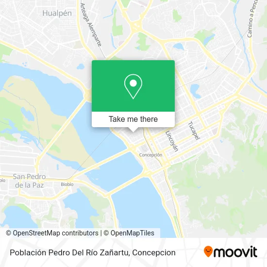 Mapa de Población Pedro Del Río Zañartu
