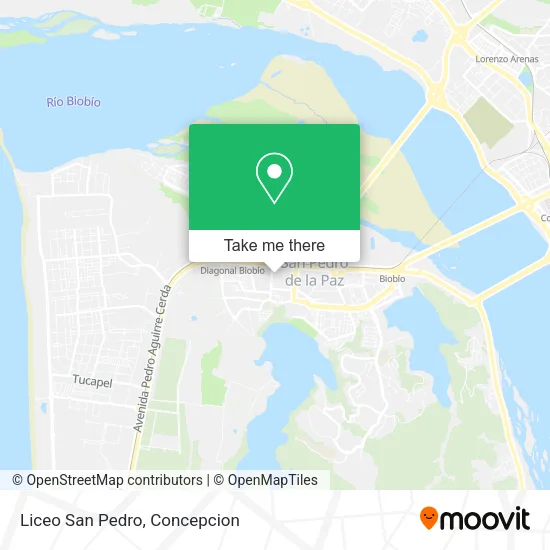 Mapa de Liceo San Pedro