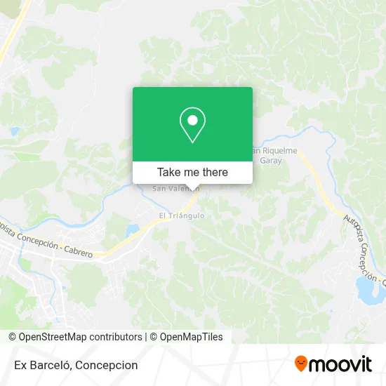 Ex Barceló map