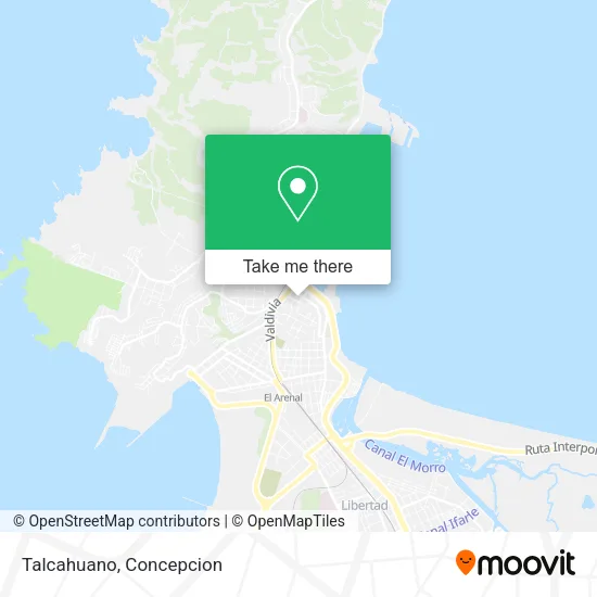 Mapa de Talcahuano