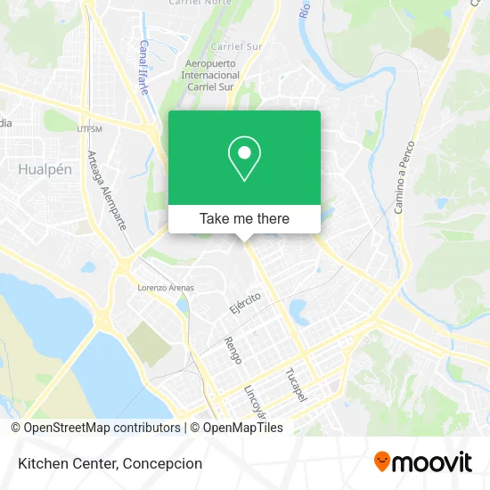 Mapa de Kitchen Center