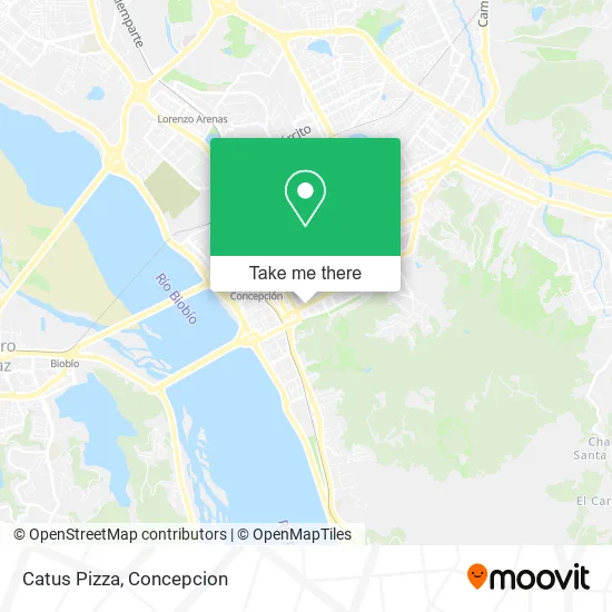 Catus Pizza map