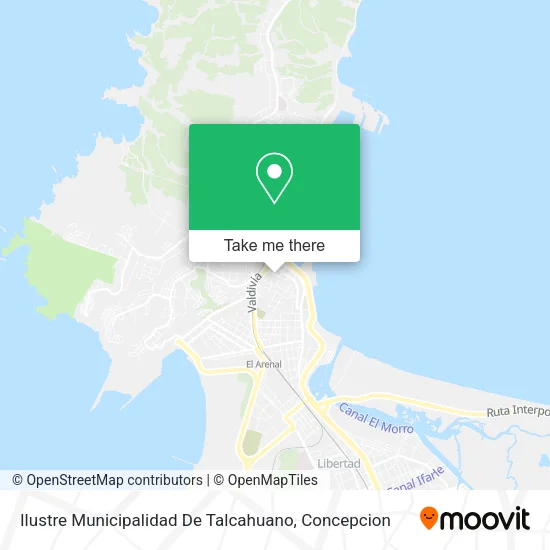Mapa de Ilustre Municipalidad De Talcahuano