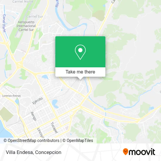 Mapa de Villa Endesa