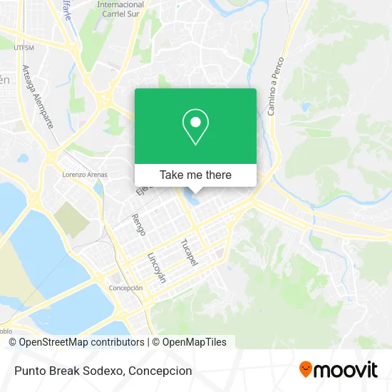 Mapa de Punto Break Sodexo