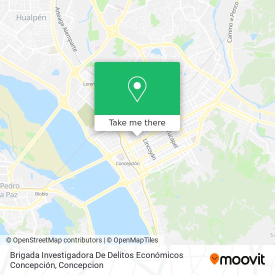 Brigada Investigadora De Delitos Económicos Concepción map