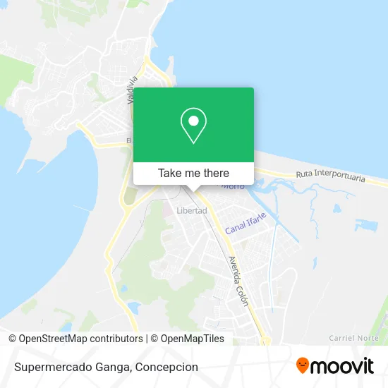 Supermercado Ganga map