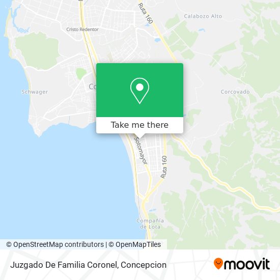 Juzgado De Familia Coronel map