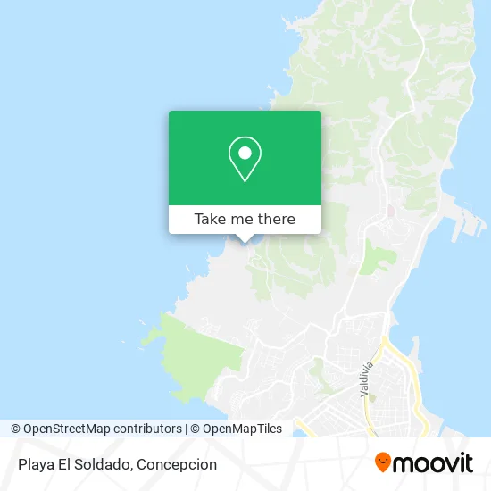 Mapa de Playa El Soldado
