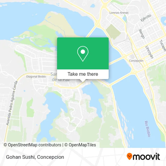 Mapa de Gohan Sushi