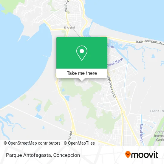 Parque Antofagasta map