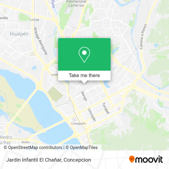 Jardín Infantil El Chañar map
