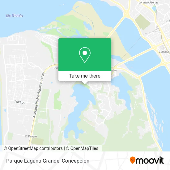 Mapa de Parque Laguna Grande