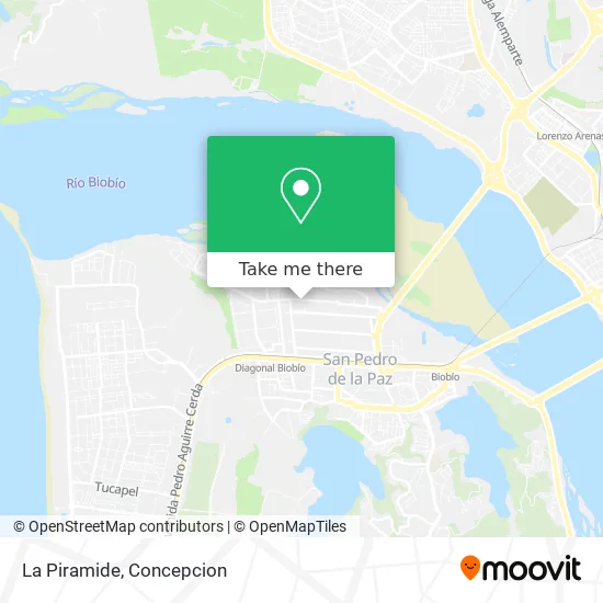 La Piramide map
