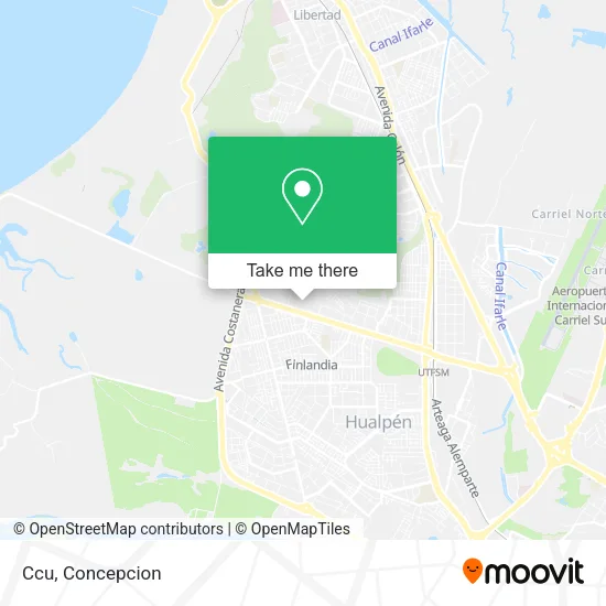Mapa de Ccu