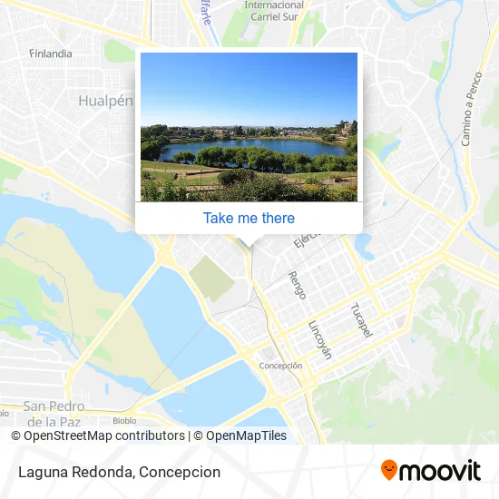 Mapa de Laguna Redonda