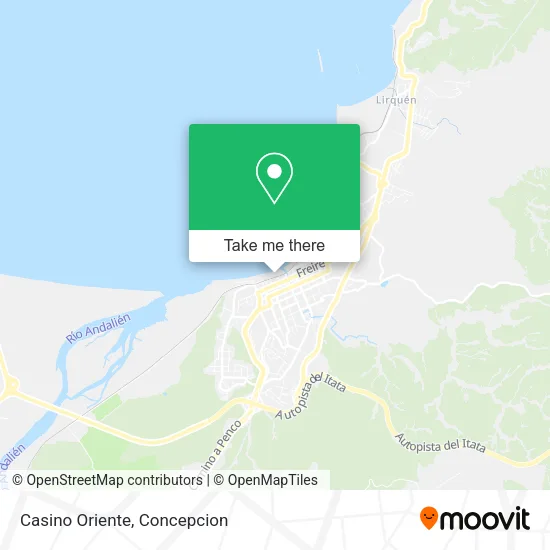 Casino Oriente map