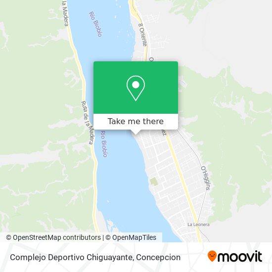 Complejo Deportivo Chiguayante map